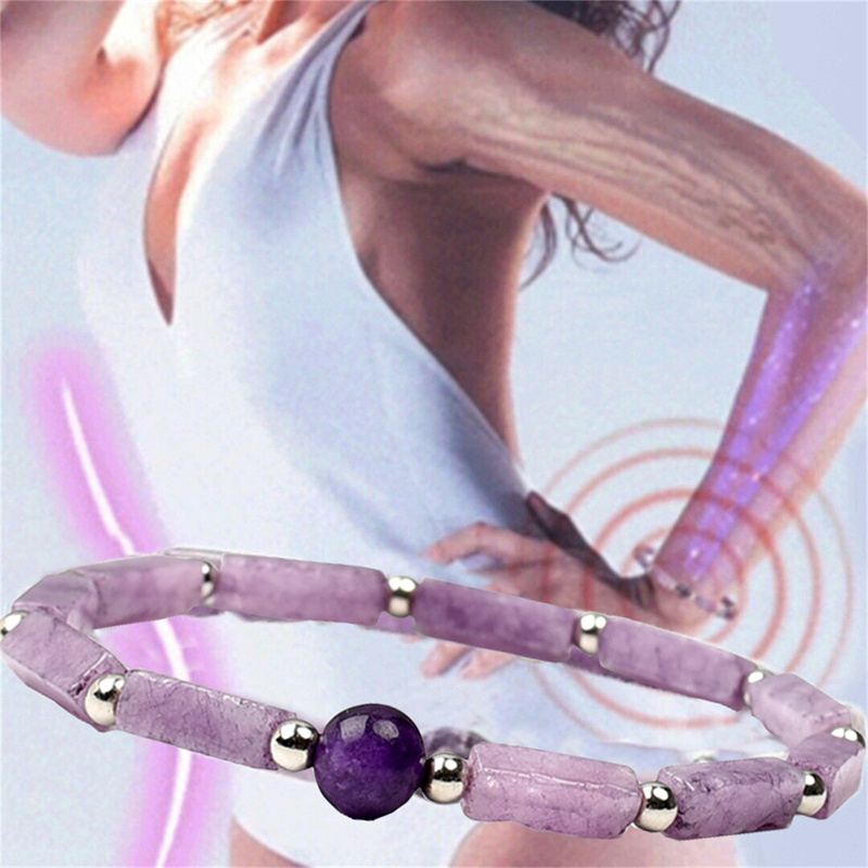 1Pcs Amethyst Body-purify Slim - مراجعة Coordinates Bracelet وسعره
