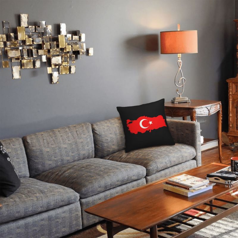 Custom Turkey Flag Map Pillow  - مراجعة Custom Star Map وسعره