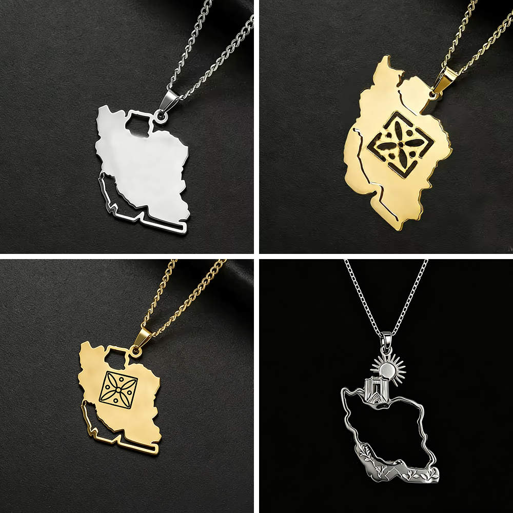 Lucktune Iran Map Pendant Neck - مراجعة Custom Star Map وسعره