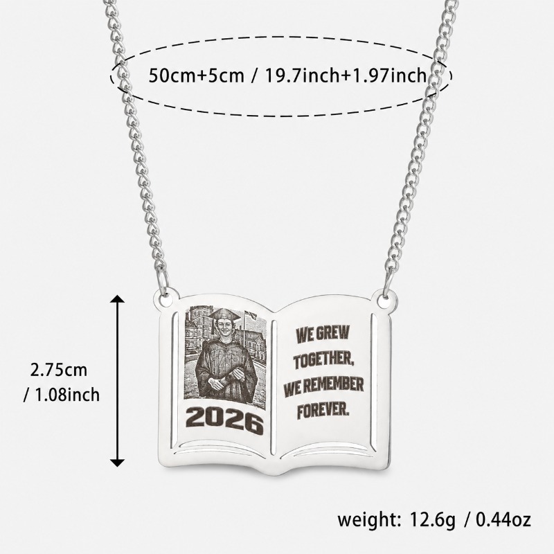 Custom Photo Book Necklace Sta - مراجعة Custom Photo Book وسعره