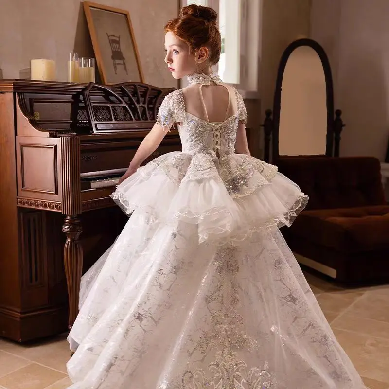 Custom Flower Girl Dress Weddi - مراجعة Birth Flower Necklace وسعره
