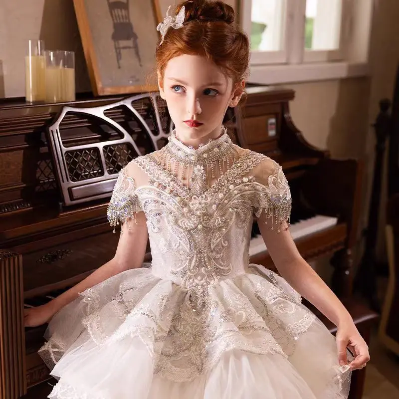 Custom Flower Girl Dress Weddi - مراجعة Birth Flower Necklace وسعره