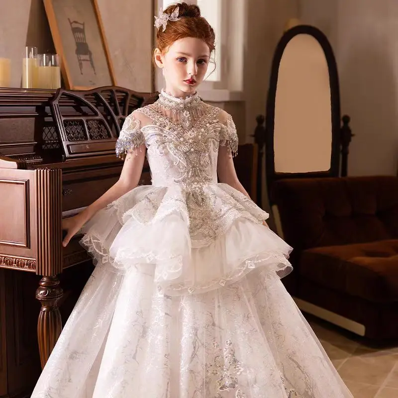Custom Flower Girl Dress Weddi - مراجعة Birth Flower Necklace وسعره