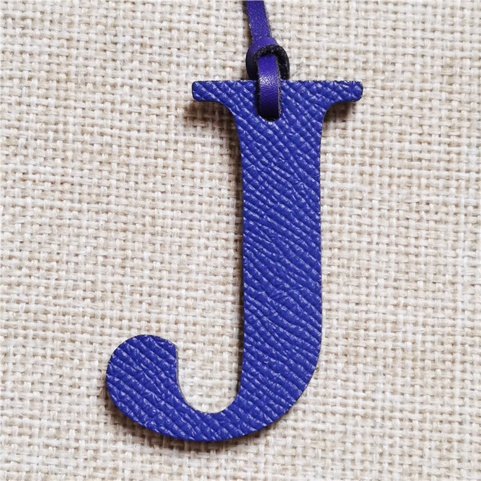 English Letter H I J K L M N A - مراجعة Monogram Keychain Leather وسعره