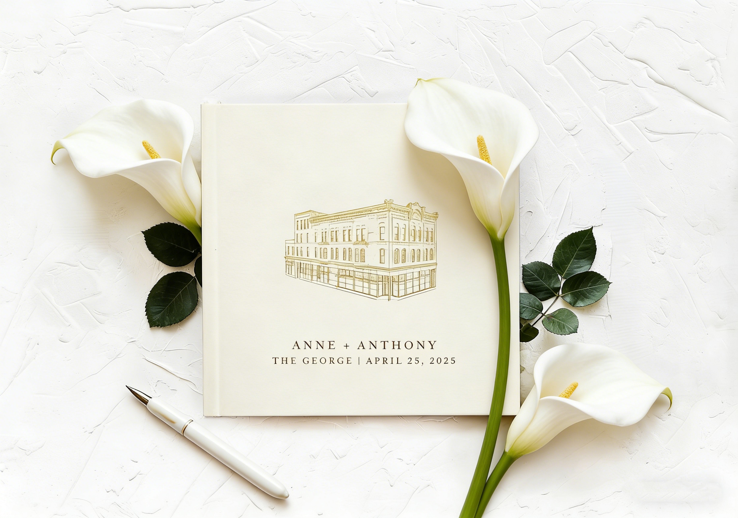 Custom Venue Illustration Wedd - مراجعة Custom Photo Book وسعره