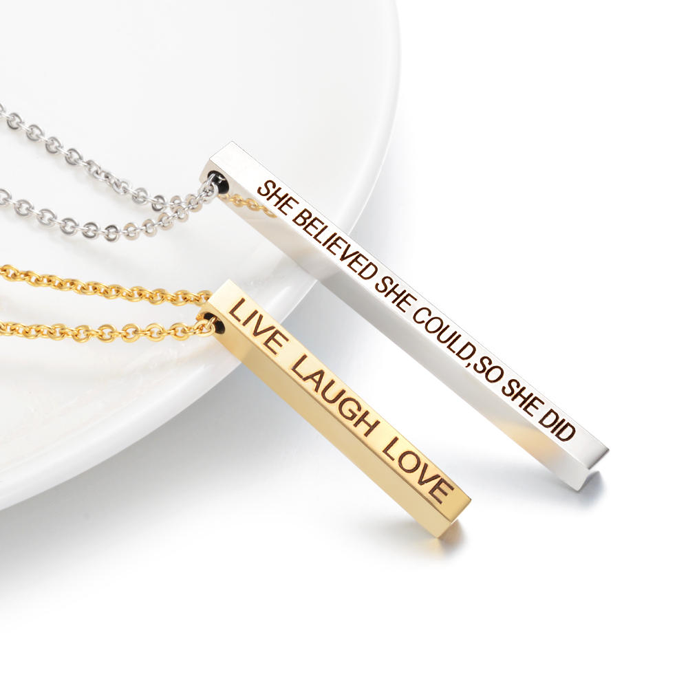 Customized Personalized French - مراجعة Name Necklace Custom وسعره
