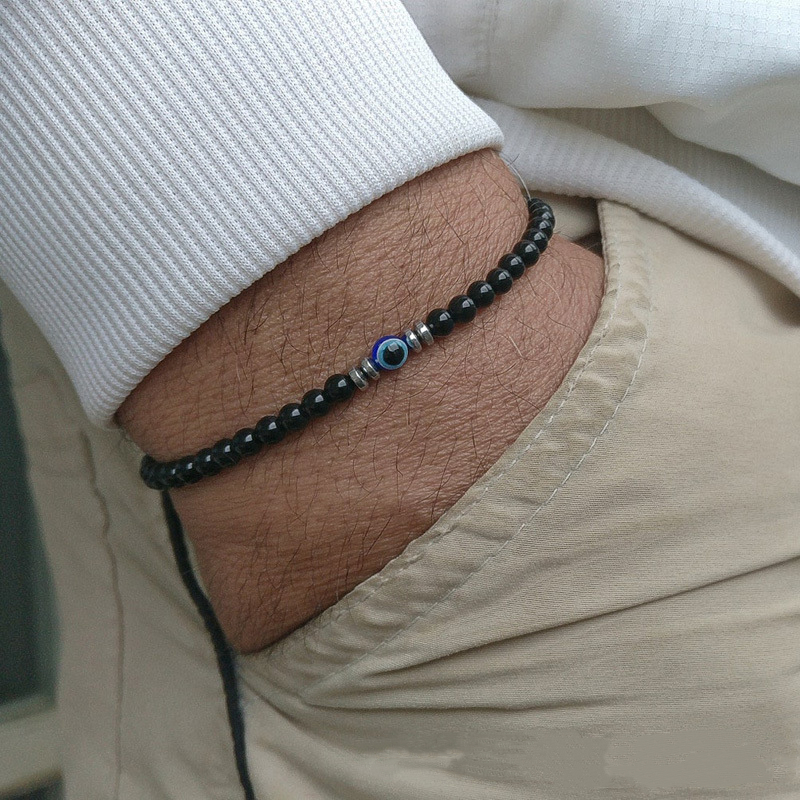 Trendy 4mm Obsidian Hematite N - مراجعة Coordinates Bracelet وسعره