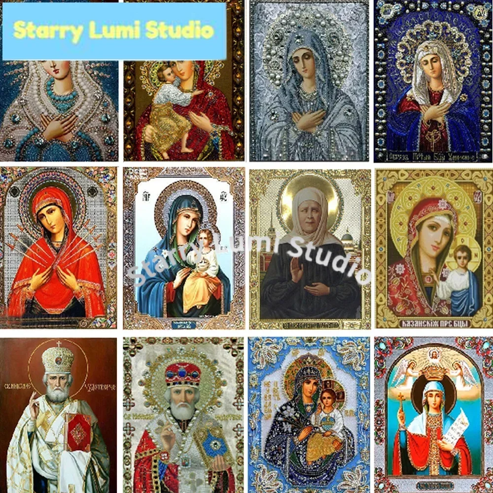 5D Full Square Painting God Mo - مراجعة Photo Mosaic Print وسعره