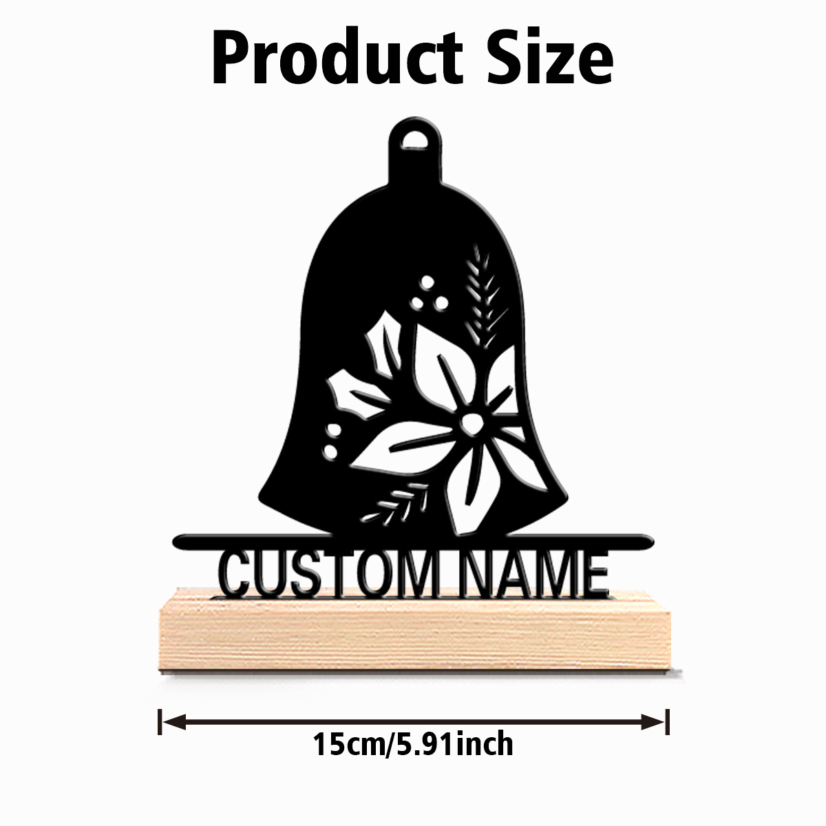 1pc New Design Personalized Cu - مراجعة Engraved Wood Frame وسعره