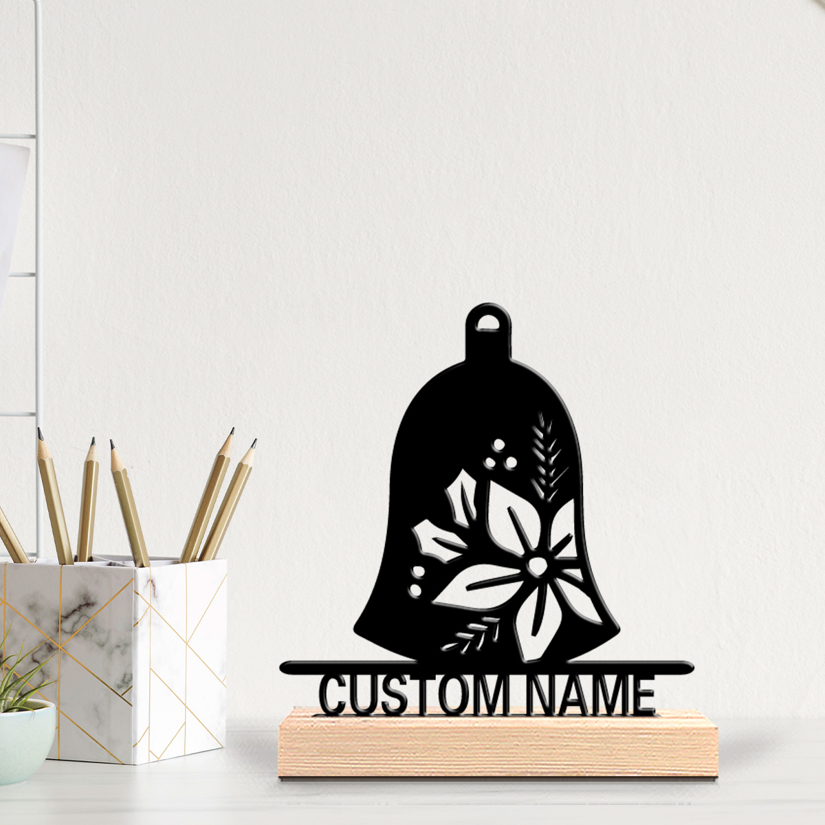 1pc New Design Personalized Cu - مراجعة Engraved Wood Frame وسعره