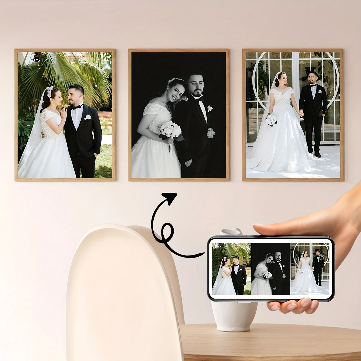 3pcs/set Custom Square Canvas  - مراجعة Pet Portrait Custom وسعره