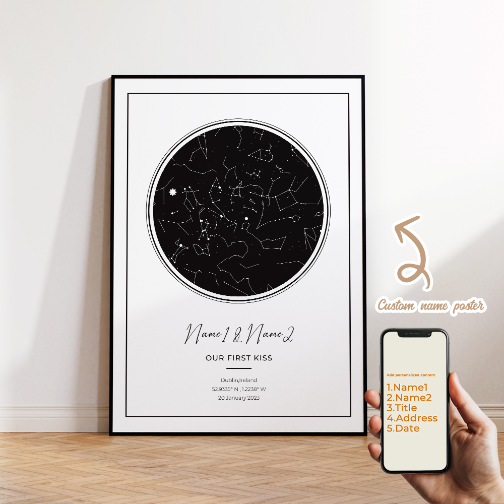 Modern Custom Personalized Nig - مراجعة Custom Map Poster وسعره