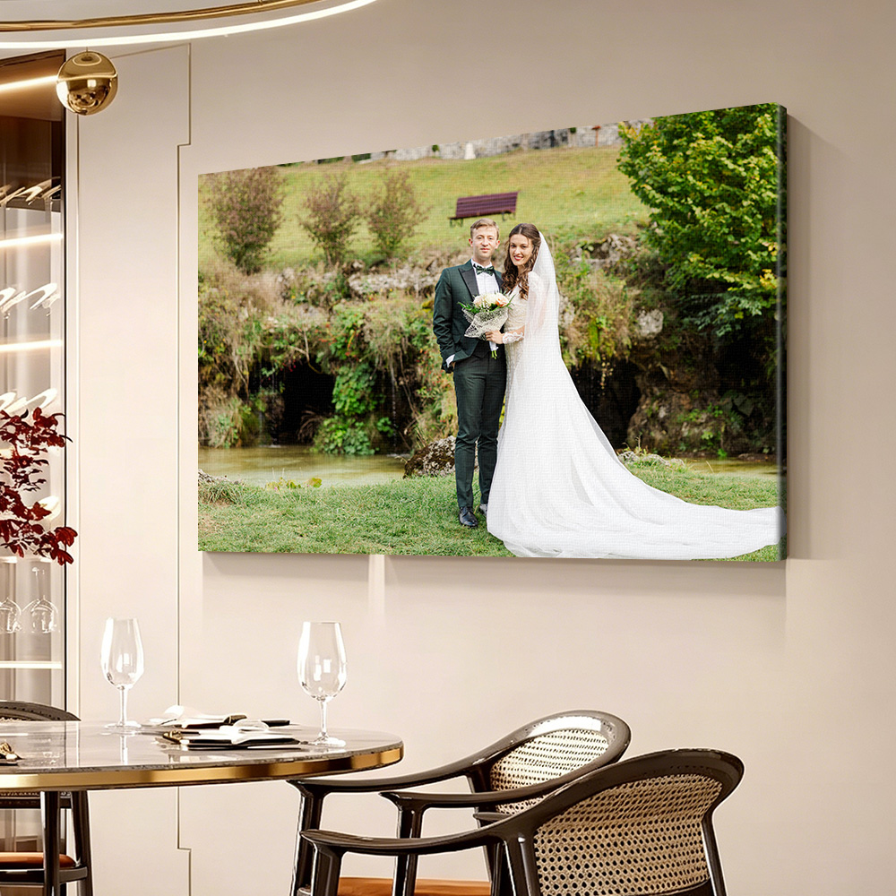 1pc big size canvas custom pho - مراجعة Pet Portrait Custom وسعره