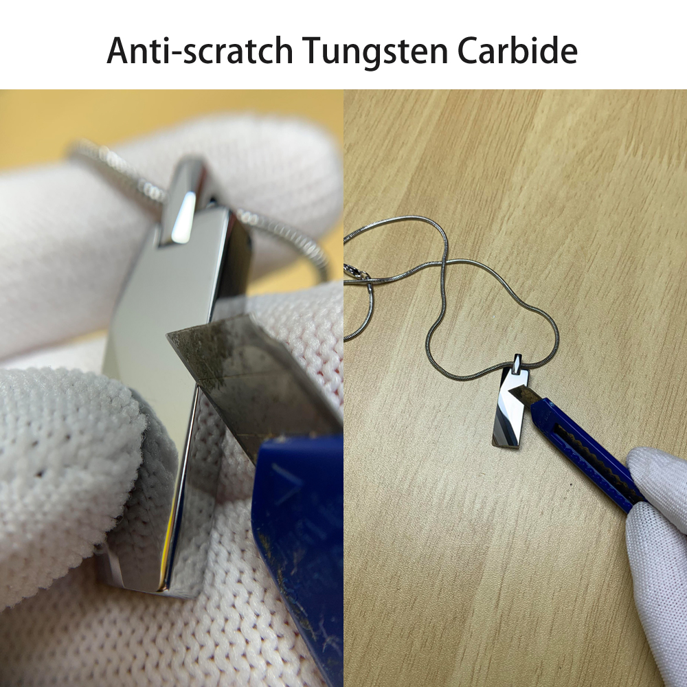 Tungsten Carbide Pendants Men  - مراجعة Name Necklace Custom وسعره