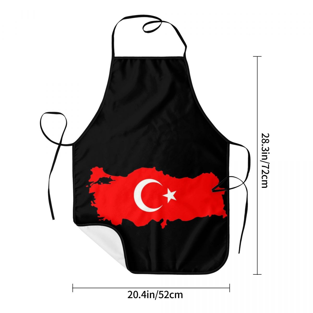 Custom Bib Turkey Flag Map Apr - مراجعة Custom Star Map وسعره