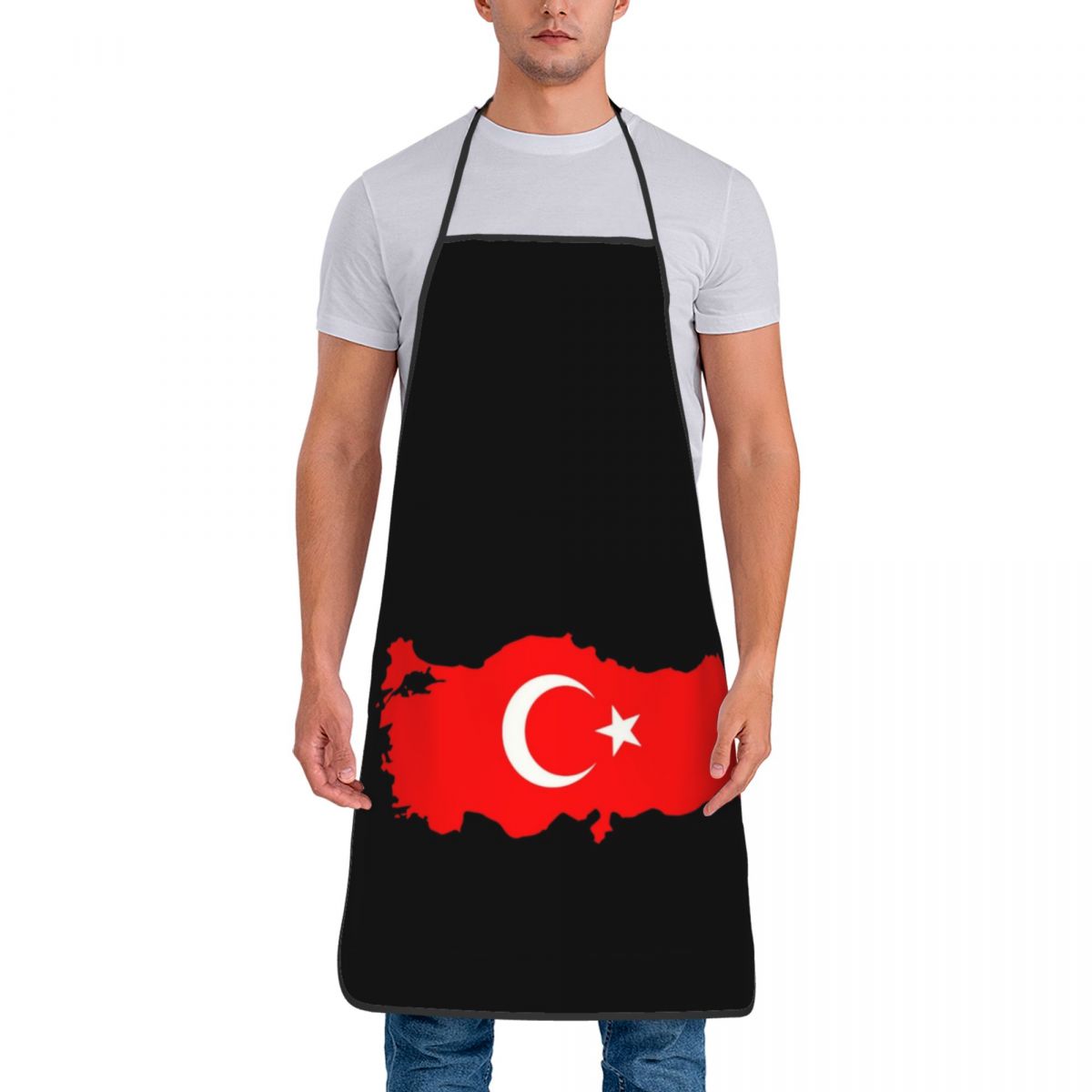 Custom Bib Turkey Flag Map Apr - مراجعة Custom Star Map وسعره