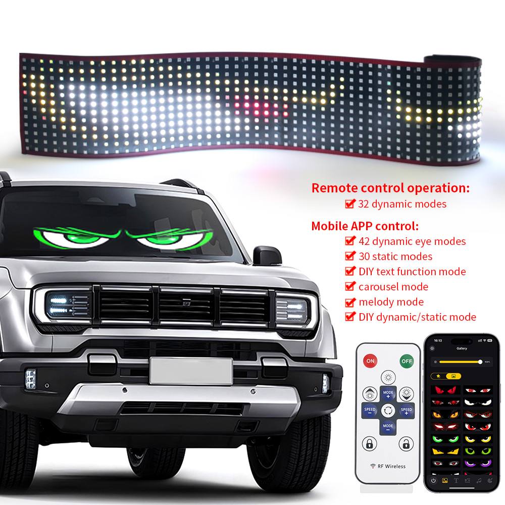 Truck Devil Eyes LED Light APP - مراجعة Custom Map Poster وسعره