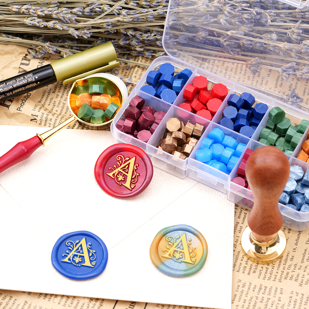 A-Z letter Wax Seal Stamp Kit  - مراجعة Wax Seal Letter Kit وسعره