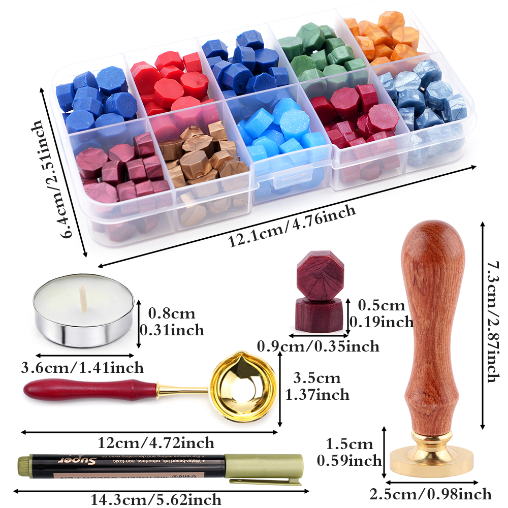 A-Z letter Wax Seal Stamp Kit  - مراجعة Wax Seal Letter Kit وسعره
