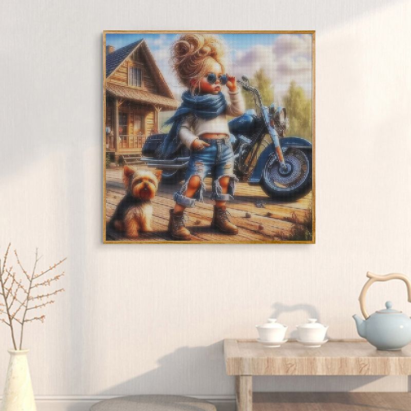 1pc frameless   Full Square Di - مراجعة Photo Mosaic Print وسعره