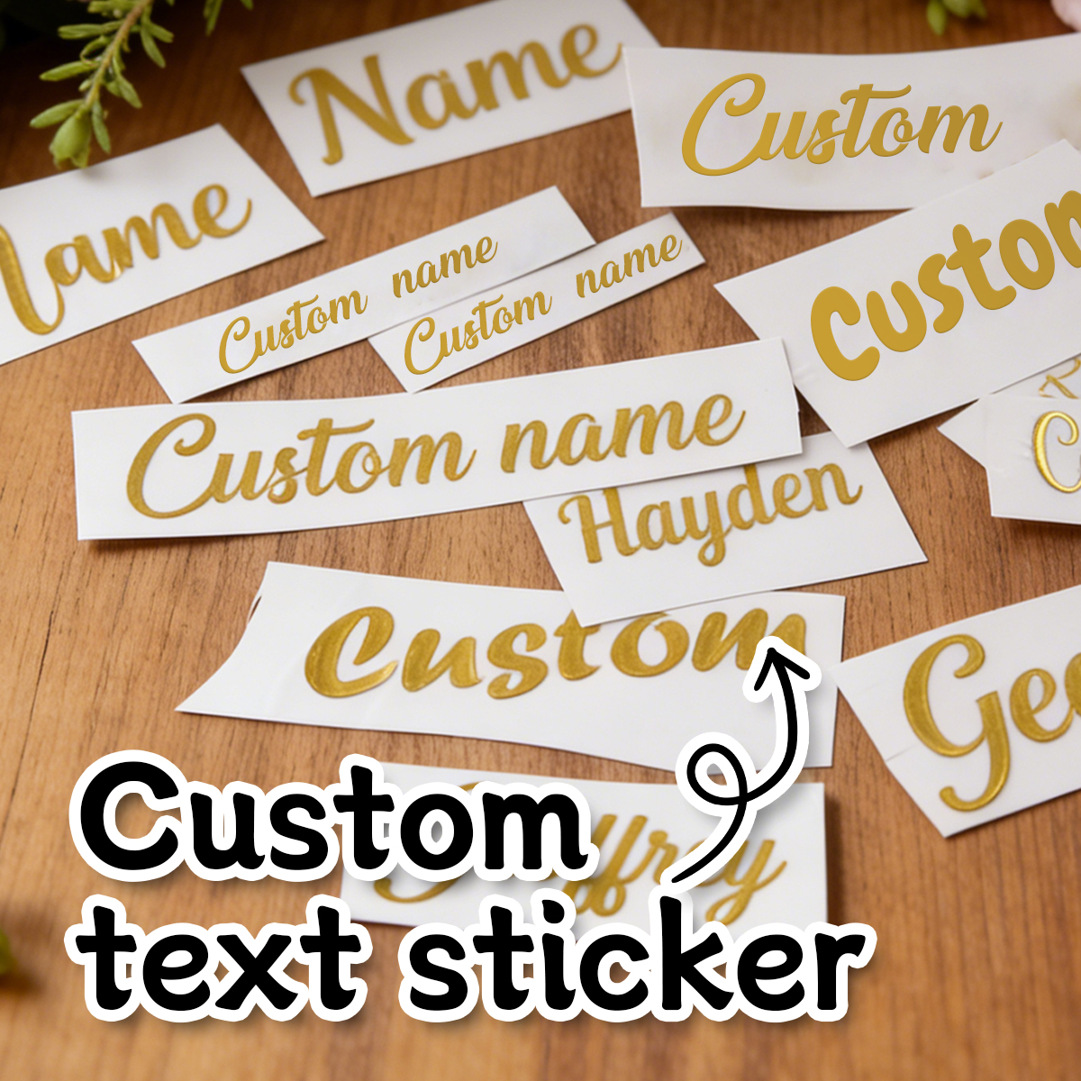 Custom name stickers, custom g - مراجعة Personalised Candle Label وسعره
