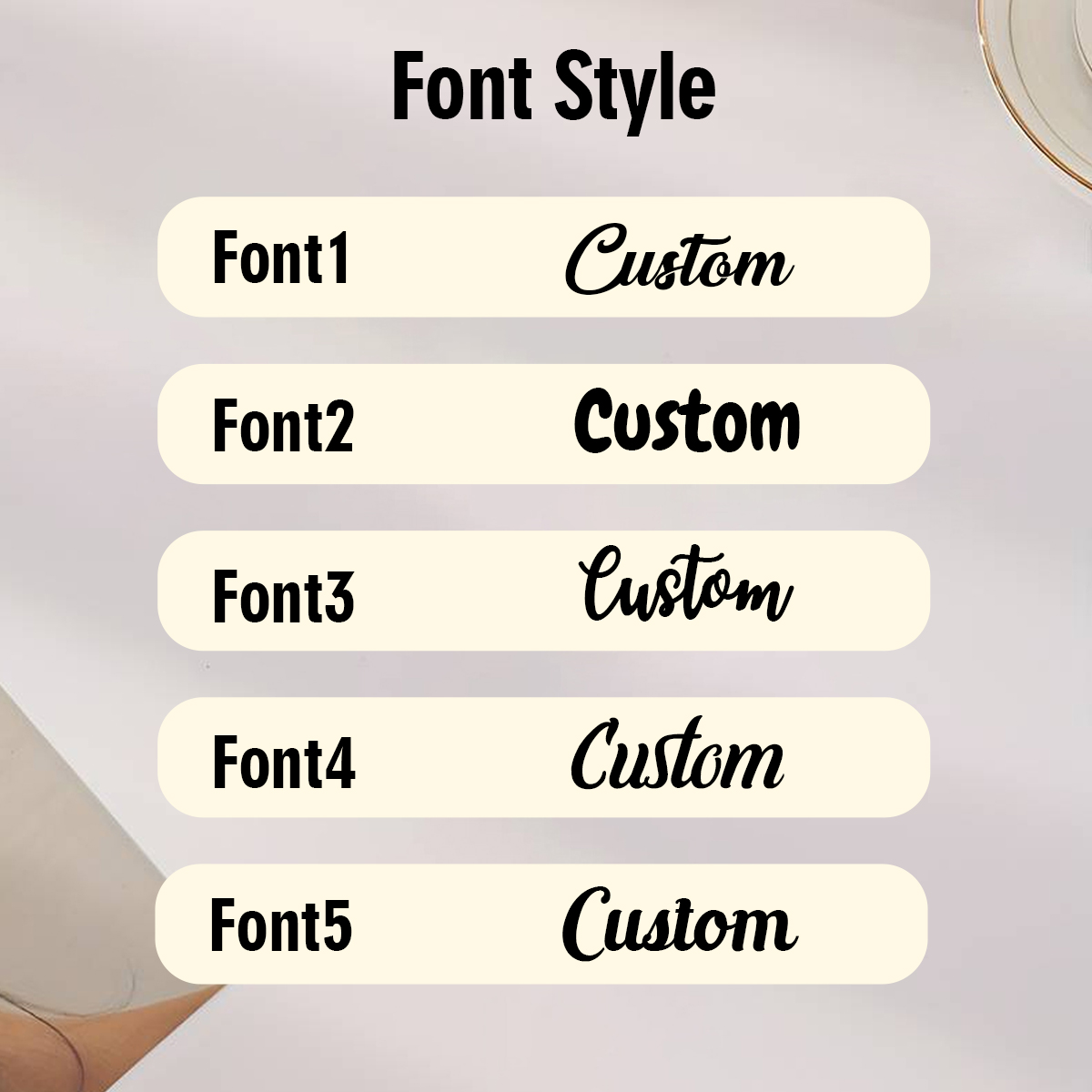 Custom name stickers, custom g - مراجعة Personalised Candle Label وسعره