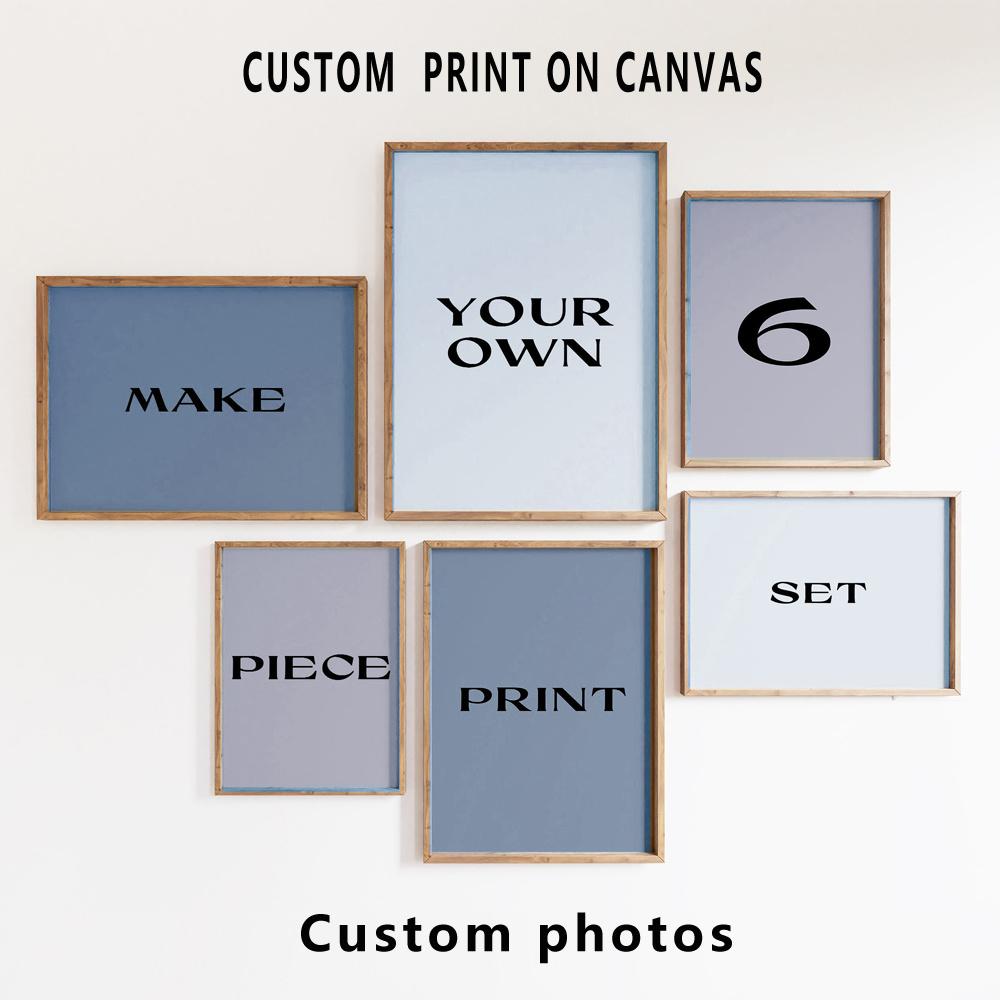 6pcs/set Custom Canvas Prints  - مراجعة Pet Portrait Custom وسعره