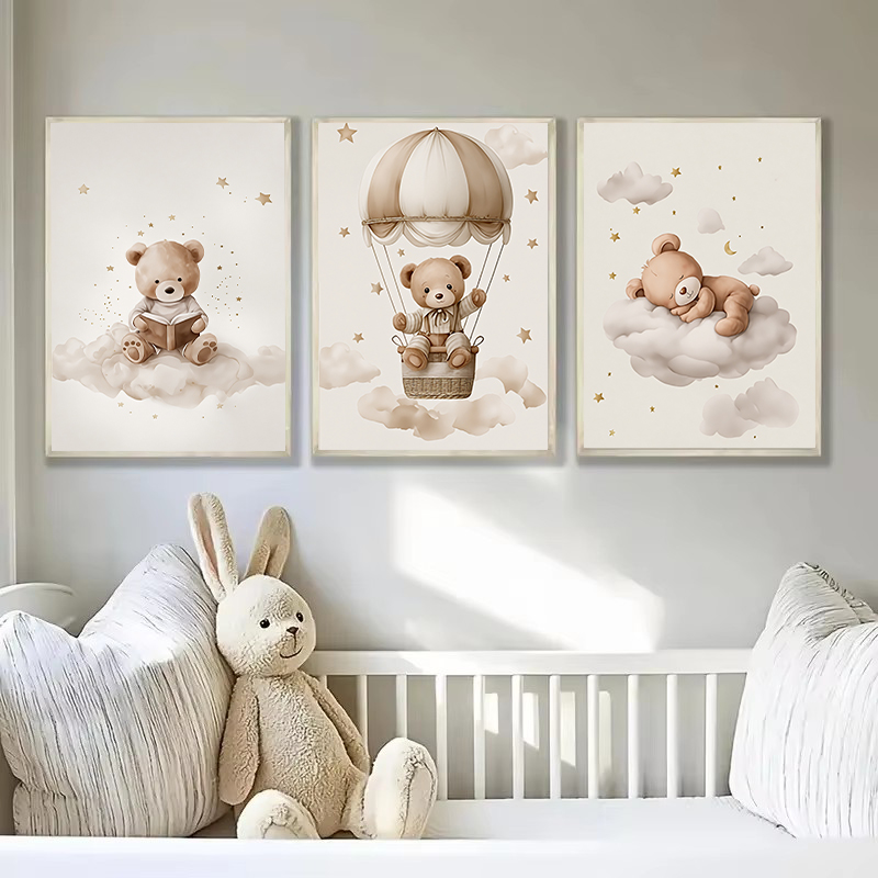 3pcs/set Bohemian Teddy Bear A - مراجعة Personalized Name Box وسعره