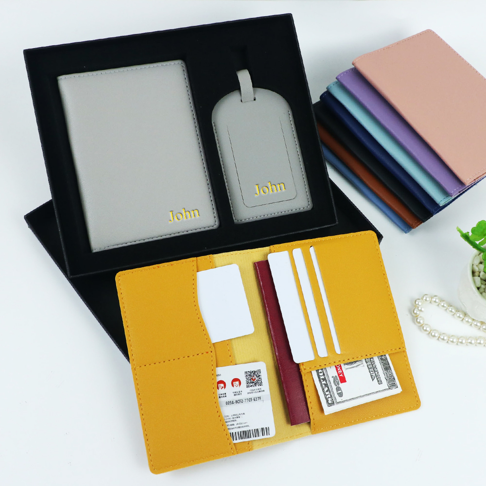 Customized name PU leather pas - مراجعة Personalized Name Box وسعره