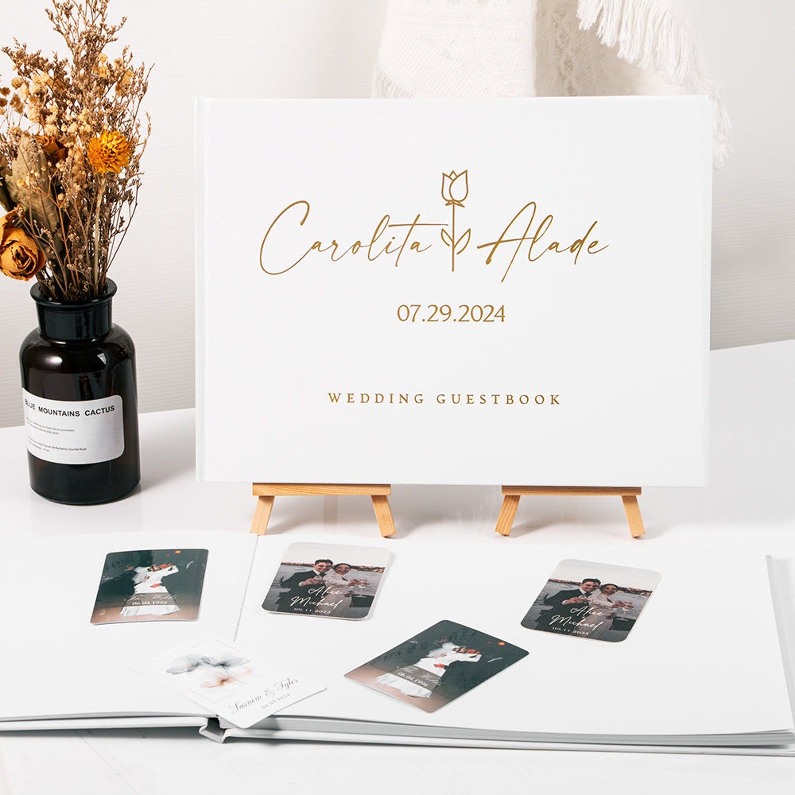 Custom Wedding Guestbook Perso - مراجعة Custom Photo Book وسعره