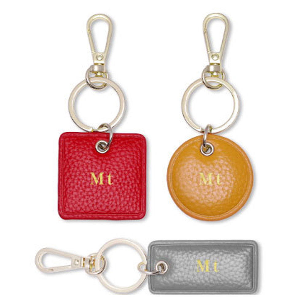 Custom Letters Leather Keychai - مراجعة Monogram Keychain Leather وسعره