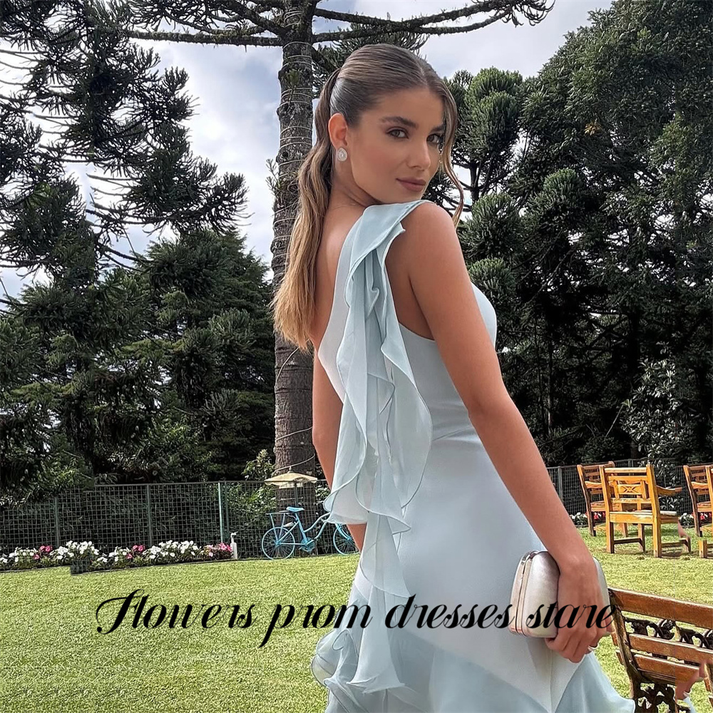 Flowers Sky Blue Party Dress L - مراجعة Custom Night Sky وسعره