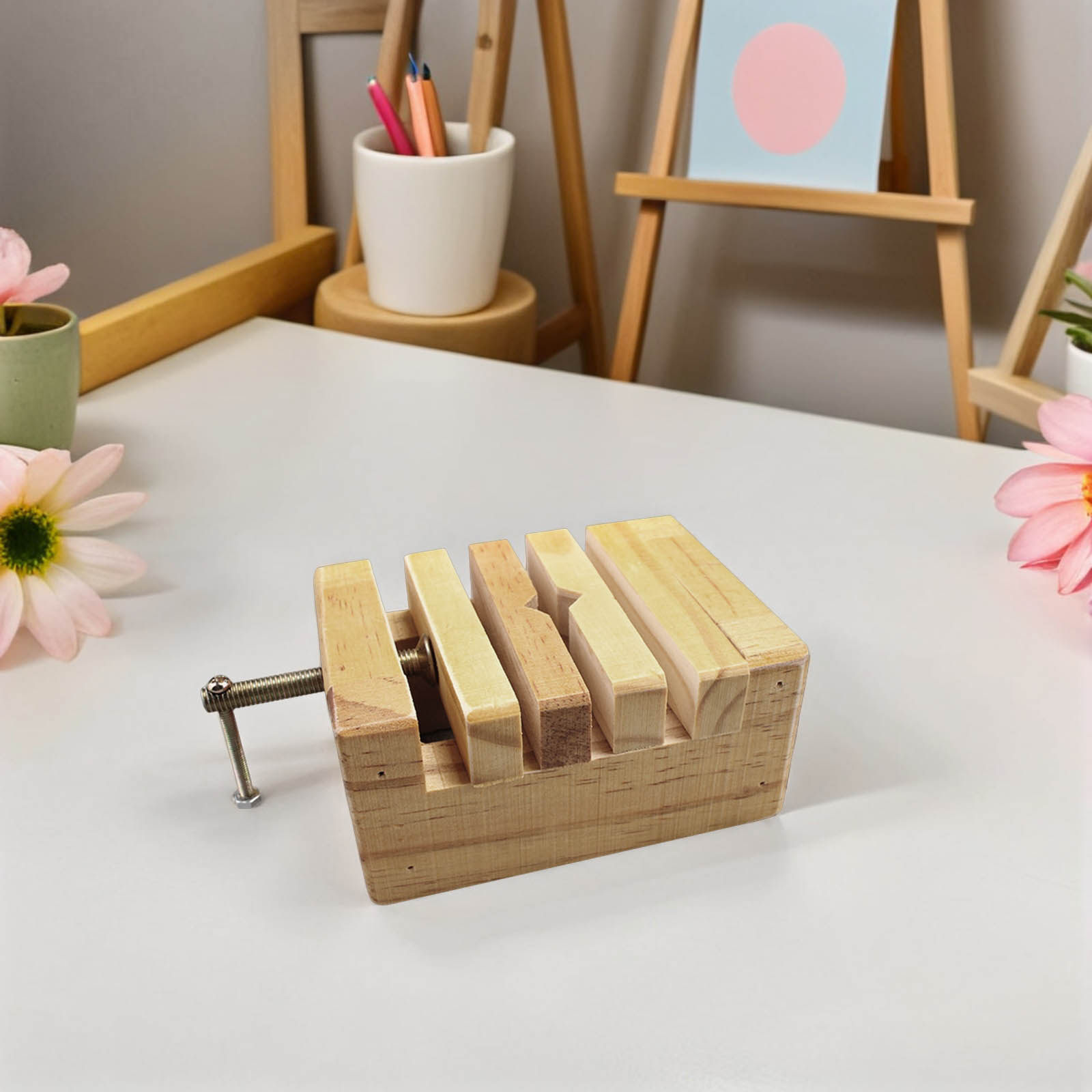 Wooden Seal Engraving Bed with - مراجعة Engraved Wood Frame وسعره